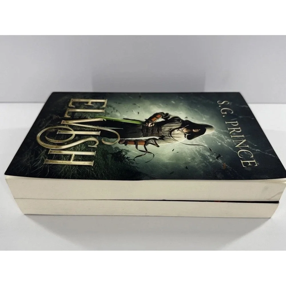 2 Elvish Trilogy novels: S.G. Prince Elvish‎ & Ember Oversized Trade Paperbacks